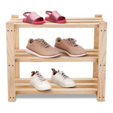 Imagem de Expositor De Livros Piramide Escada Madeira Pinus