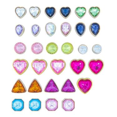 Imagem de Pingentes de sapatos brilhantes para mulheres, 32 peças amuletos removíveis para decoração de sapatos, joias coloridas, pingentes de sapato para meninas, lembrancinhas de festa, presentes de