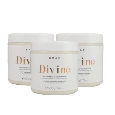 Imagem de Braé Divine Kit 3 Máscara Capilar 500g