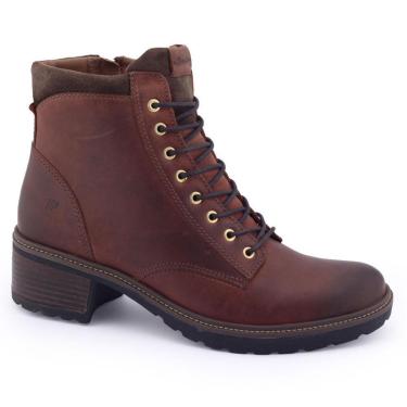 Imagem de Bota Coturno Feminina couro Freeway Flora 3588 salto 4cm-Feminino