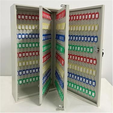 Imagem de ZDJZMGZ Suporte de parede para chaveiro, armário de chaves, caixa de bloqueio de armazenamento de chaves, portátil, grandes caixas de armário de armazenamento para chave de casa, com etiquetas