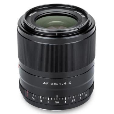 Imagem de Lente Viltrox AF 33mm F1.4 APS-C para Sony E-Mount - preta