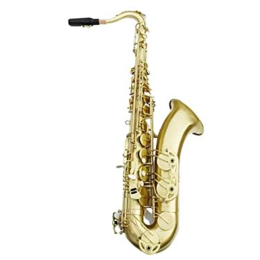 Imagem de Saxofone Tenor Profissional B Instrumento de Tecnologia de Superfície de Cobre Francês Liso