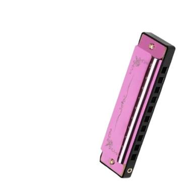 Imagem de Gaita Profissional Desempenho Profissional 10 Furos C Keyed Blues Harmonica Escala Diatônica (Roxo)