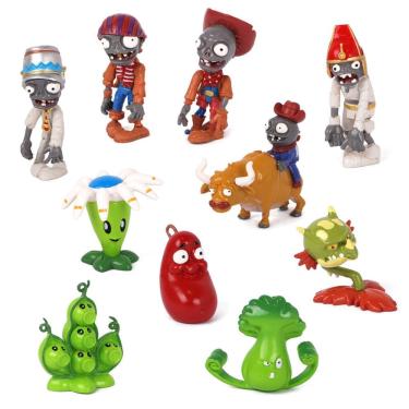 Imagem de Figure Toy Collect Plants vs Zombies Peashooter x10