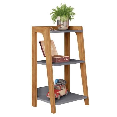 Imagem de Mesa Lateral Apoio Centro Loft Cinza Natture Líder Design