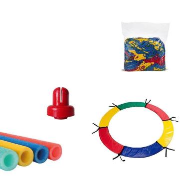 Imagem de Kit de Acessórios Reposição Cama Elástica de 3,05m sem Molas ChicoPlay