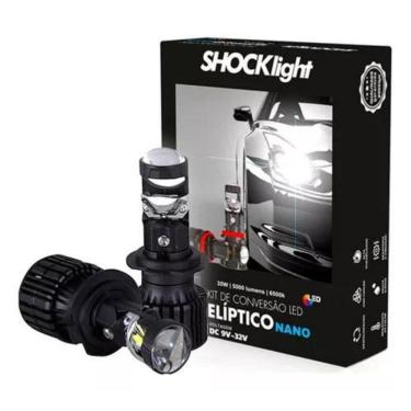 Imagem de Kit Conversao Led Eliptico H7 Shockligth 6500k 12v 5000lm