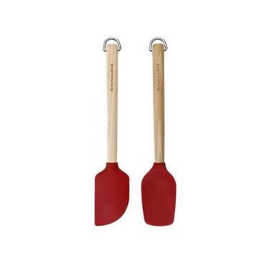 Imagem de Kit Mini Espátulas 2 Pçs em Bétula Ecológica KitchenAid