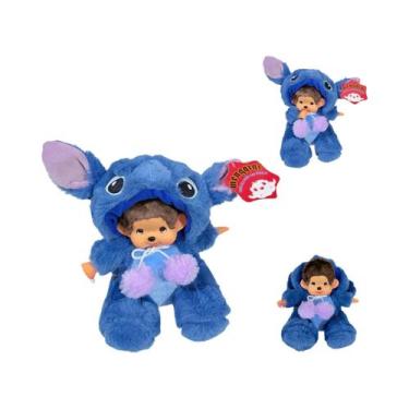 Imagem de Brinquedo De Pelúcia Disney Monchhichis De 20cm, Stitch, Mickey, Totor