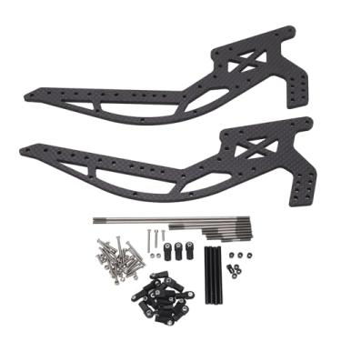 Imagem de SIWOTED RC Crawler Wheelbase Chassis Kit Resistente de alta resistência em fibra de carbono Chassis Frame Viga Rails para 1/10 RC Crawler