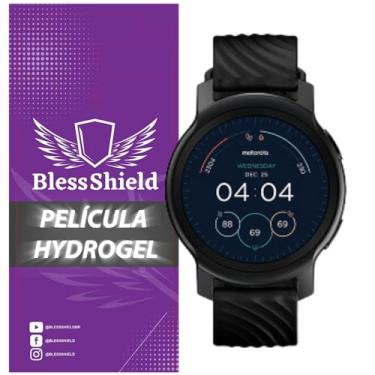 Imagem de Película Hydrogel para Moto Watch 100 - BlessShield Cobertura Total (3 unidades)