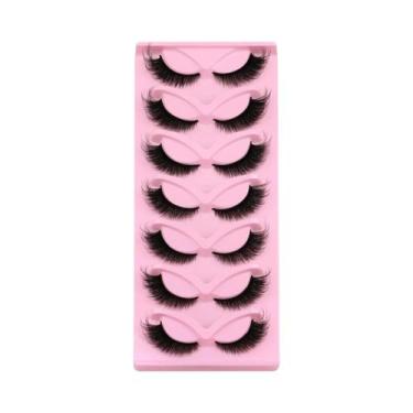 Imagem de Cílios Postiços Cat Eye De Visón Sintético Veltrinay Com Ponta Natural