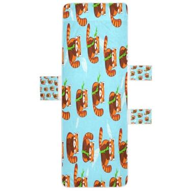 Imagem de STAYTOP Capa de toalha de cadeira de descanso 215,88 cm x 76,2 cm, capa de espreguiçadeira macia, capas de cadeira de praia com bolsos para jardim ao ar livre, pátio, pátio, banhos de sol, gramado