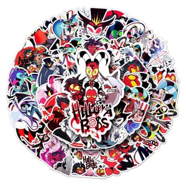 Imagem de Adesivos Hellvas Boss em vinil impermeável Anime 50 unidades/lote
