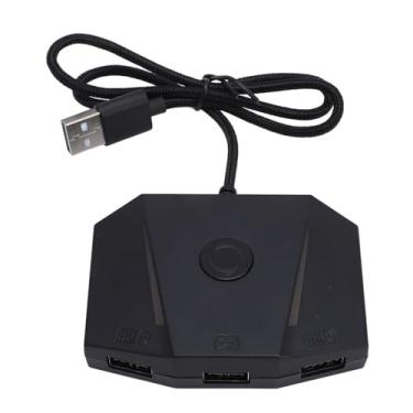 Imagem de SPYMINNPOO Adaptador de Teclado de Mouse para Jogos para X/S Com Luz RGB e Entrada de Som de 3,5 Mm, Material ABS, Controle Preciso Configuração Fácil Ampla Compatibilidade para Jogadores de Console