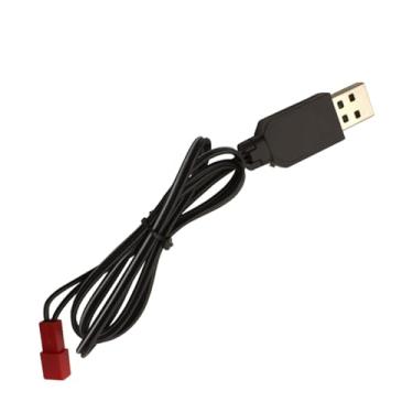 Imagem de Dynwave Cabo de carregamento USB com plugue JST, de substituição, 3,6 V para helicópteros de controle remoto, quadricópteros e aviões.