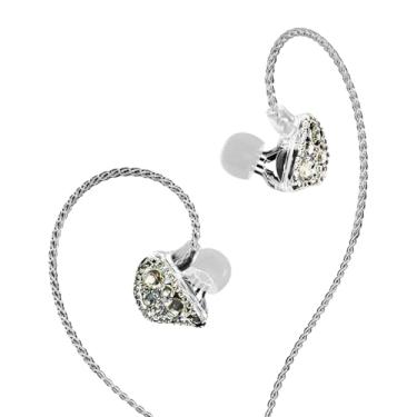 Imagem de Luocute Fones de Ouvido Intra-auriculares Com Monitor, Fones de Ouvido IEM Estéreo HiFi Com Driver Dinâmico de 10 Mm Com Equalização de 3 Frequências e Cabo Removível, para Transmissão