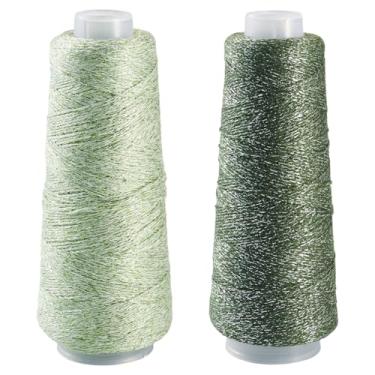 Imagem de KISSITTY Cordão de algodão de 1 mm, corda de macramê, corda redonda, cor verde, fio decorativo de contas para pulseiras faça você mesmo, fabricação de joias, pendurar na parede, decoração de embrulho