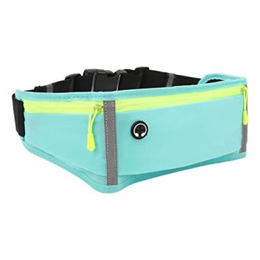 Imagem de aqxreight Cinto de Corrida de Grande Capacidade, Vários Bolsos, Tamanho Ajustável, à Prova d'água, Mini Bolsa de Cintura de Corrida Com Orifício para Fone de Ouvido, Cinza para Sua Habilitação, Sem