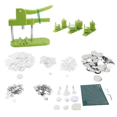 Imagem de TARSHYRY Máquina de Fazer Botões, Prensa Manual Com 100 Botões Em Branco e Acessórios para Crachás Personalizados, Chaveiros, Abridores de (25mm/32mm/58mm (deslizamento horizontal 3 em 1))