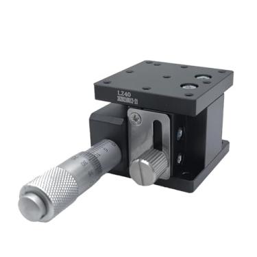 Imagem de Plataforma de deslocamento óptico de eixo z, plataforma de ajuste fino alto, altura ajustável, elevadores deslizantes de palco, mesa deslizante lz40 40x40mm