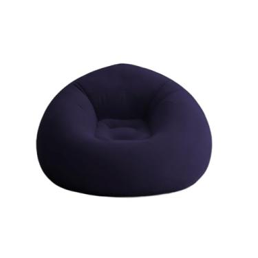 Imagem de Sofá Inflável Portátil 3 em 1 com Bomba de Ar Poltrona Cama Dobrável Para Camping Praia e Casa(Azul (1 peça))