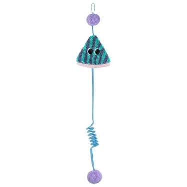 Imagem de Brinquedo de moldura de porta de gato – jogo interativo – com bola e brinquedos estimulantes interativos para gatos, corda elástica elástica, para exercícios de estimulação mental, filhotes