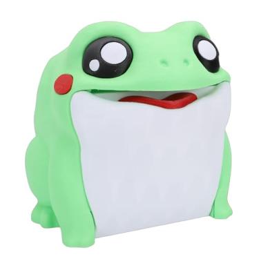 Imagem de SUNGOOYUE Suporte de Papel Higiênico, Adorável Desenho Animado Brincalhão Em Formato de Sapo, Dispensador de Decoração Com Base Antiderrapante para Crianças, Organizadores de Banheiro,