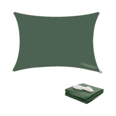 Imagem de Toldo Retangular Impermeável Para Exterior, Sombra Solar Para Jardim, 
