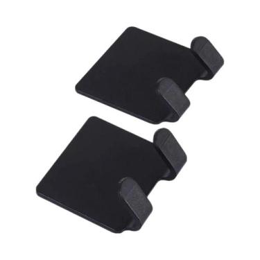 Imagem de Suporte Adesivo De Plástico Preto Para Lâmina De Barbear Montado Na Pa