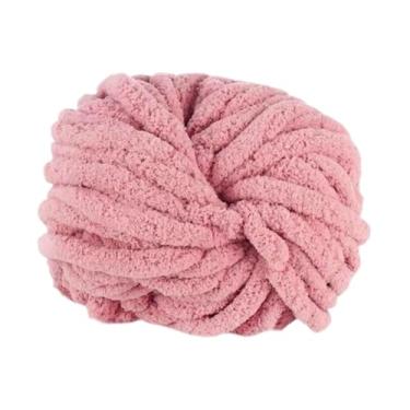 Imagem de Fancyes Fio jumbo lavável, fio grosso para tricô, manta, macramê, gorros e suéteres, Pele Rosa