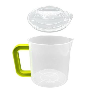Imagem de FytStycale Jarra medidora graduada, jarra para misturar, recipiente para chá gelado, cerveja, culinária.