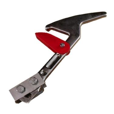 Imagem de Gralara Trava de degrau de escada extensível em alumínio, acessório confiável, clipe de mola ampliado, fácil de instalar, peças para escada telescópica, Parafuso Esquerdo de 6.5 Cm