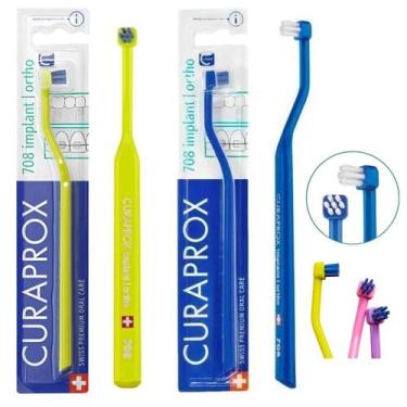 Imagem de Escova Dental Implant Ortho Curaprox CS 708 Com 2 Unidades - RV Dente