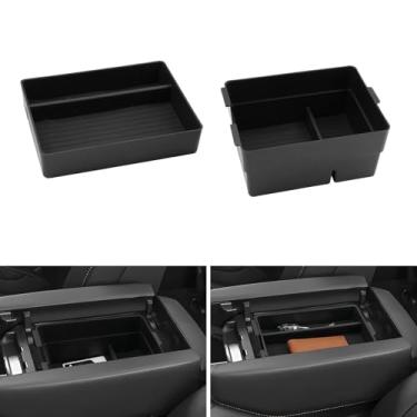 Imagem de LUWU 2025 2026 Lexus TX Center Console Organizer Pacote com 2 para Lexus TX 350/500h/550h + 2025 2026 + Acessórios Apoio de Braço Console Caixa de Armazenamento Bandeja Organizador de Luva Material