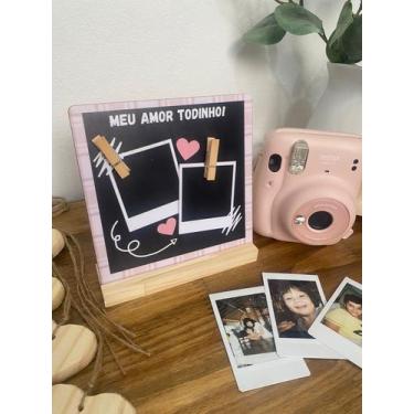 Imagem de Porta Retrato para Foto Estilo Polaroid Decoração de Mesa Decoração Af