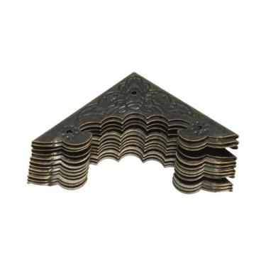 Imagem de Suportes De Canto De Ferro Antigo 12 Peças Para Caixa De Joias, Protet