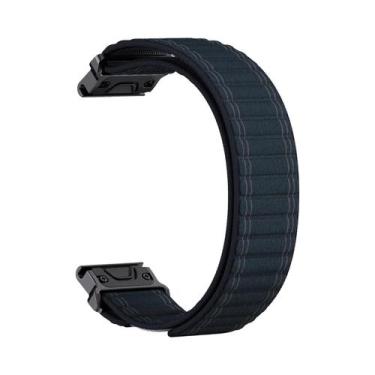 Imagem de Pulseira De Nylon Trançada QuickFit De 22mm 26mm Para Garmin Fenix E 7