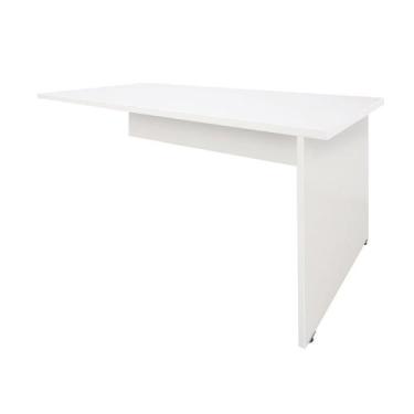 Imagem de Mesa de Escritório Auxiliar Pé Painel - SM Beta - 73Ax90Lx45P, Branco