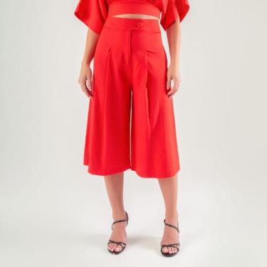 Imagem de Calça susie pantacourt marant feminina, Laranja, P