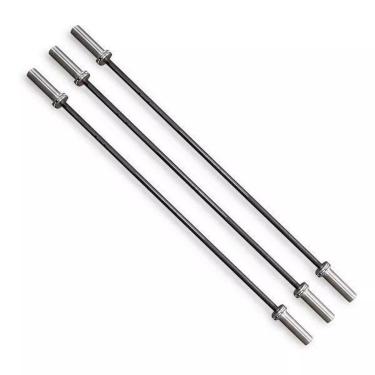 Imagem de Trio De Barras Olímpica Tipo Bucha 10kg-Unissex