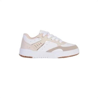 Imagem de Tênis K360 Estilo Streetwear Kidy Branco, Branco, Bege, 31