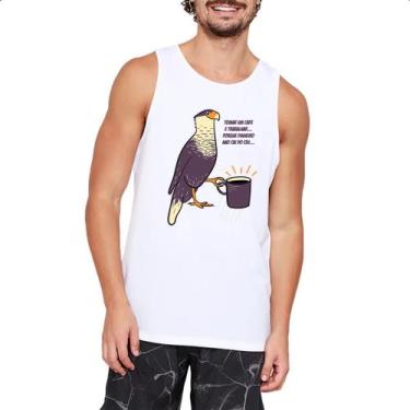 Imagem de Camiseta Regata Carcara Cafe Trabalho, GG