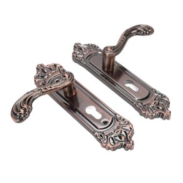 Imagem de WALFRONT Conjunto de Maçaneta da Porta Frontal Universal, Trava de Alavanca de Entrada Com Chaves, Fechadura de Segurança Silenciosa para Casa, Quarto, Banheiro, Hotel, Portão, Escritório, Cozinha