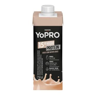 Imagem de Yopro Danone 15G High Protein Coco Com Batata Doce 250Ml, Coco com bat