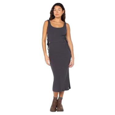 Imagem de Roxy Vestido feminino de malha Maru Midi, Sólido fantasma, M