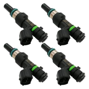 Imagem de Injetor de combustível de 1/4 peças, compatível com Nissan Versa Tiida MARCH III (K12) HR16DE 1.6L 16600ED000 16600-ED000 FBY1160(4PCS)
