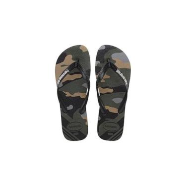 Imagem de Chinelo Havaianas Top Camuflado 022197 Cor:VerdeTamanho:40, Verde, 40