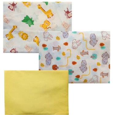 Imagem de Kit Lençol para Mini Berço Moisés Bebê em Percal 150 fios 100 Algodão 